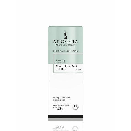 Afrodita PURE SKIN SOLUTION Mattító, pórusösszehúzó fluid zsíros, tisztátalan és vegyes bőrtípusra